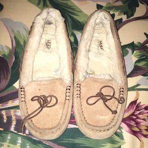 Light brown Ugg moccasins